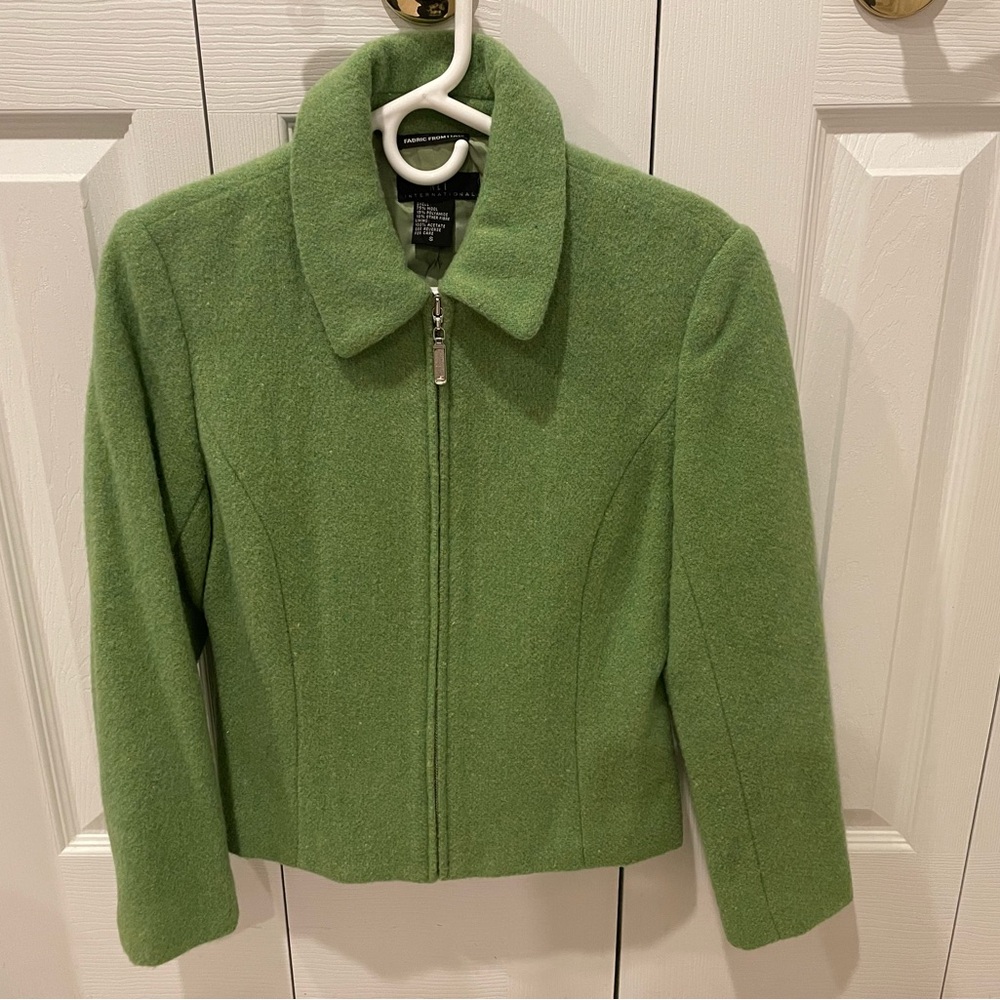 Green Women's Wool Jacket vintage